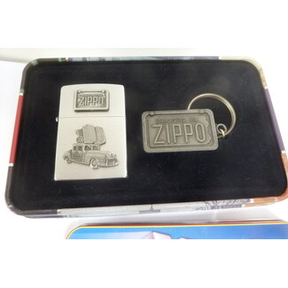 Zippo Aansteker Zippo Car Emblem & Keyring Limited Edition