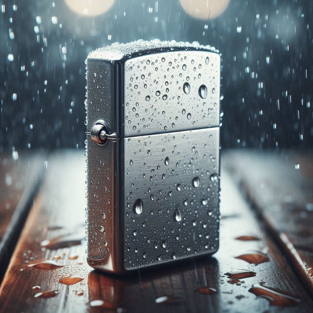 Kan een Zippo tegen water?