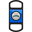 Cigar Cutter Dupont Fluo Blue