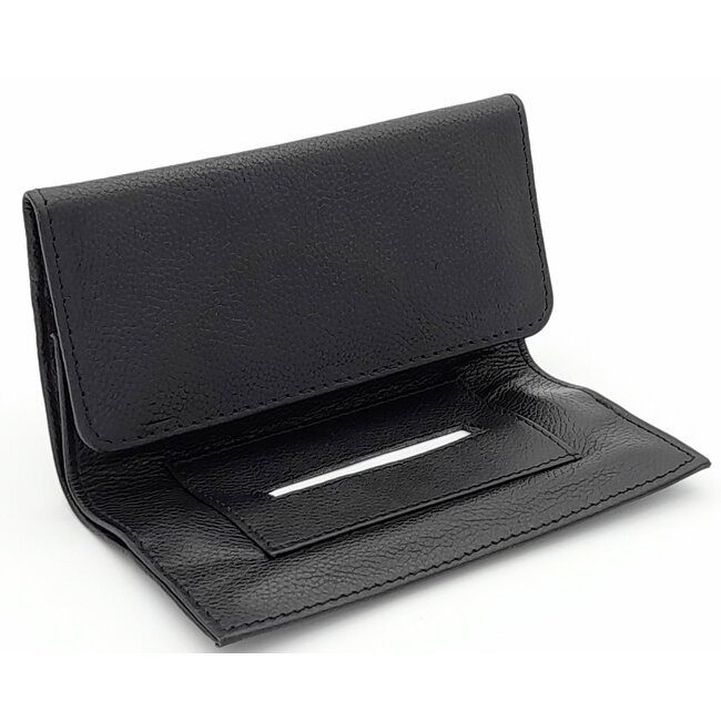 Roll Your Own Pouch Guy Janot Black Leather