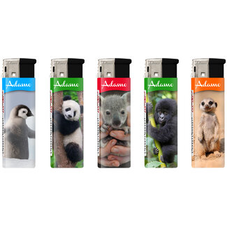 Adamo Set of 5 Adamo Lighters Baby Animals