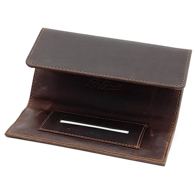Roll Your Own Pouch Guy Janot Crazy Horse Leather