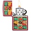 Lighter Zippo Pop Art Lips Design