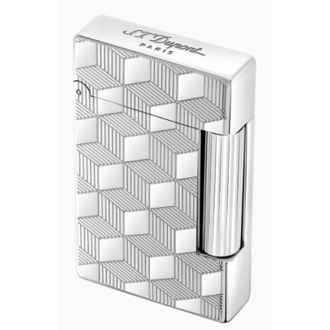 Lighter S.T. Dupont Initial Line Silver Cube