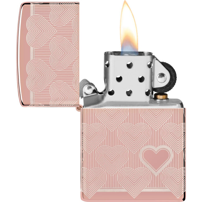 Lighter Zippo Heart Design