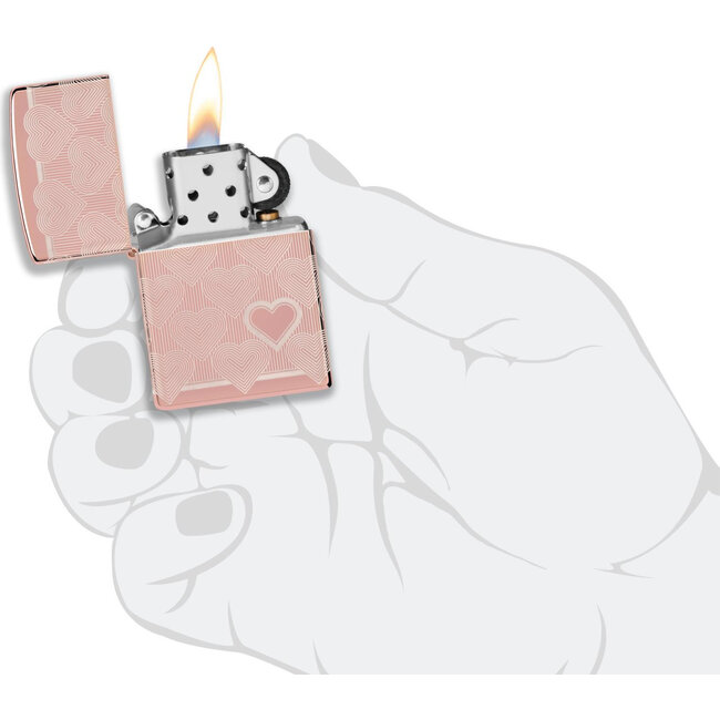 Aansteker Zippo Heart Design