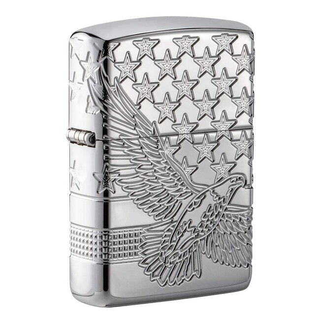 Aansteker Zippo Armor Case Patriotic Design