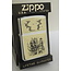 Lighter Zippo Scrimshaw Ship Lighthouse (NOS)