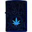 Lighter Zippo Cannabis Design Black Light