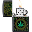 Lighter Zippo Cannabis Design Black Light
