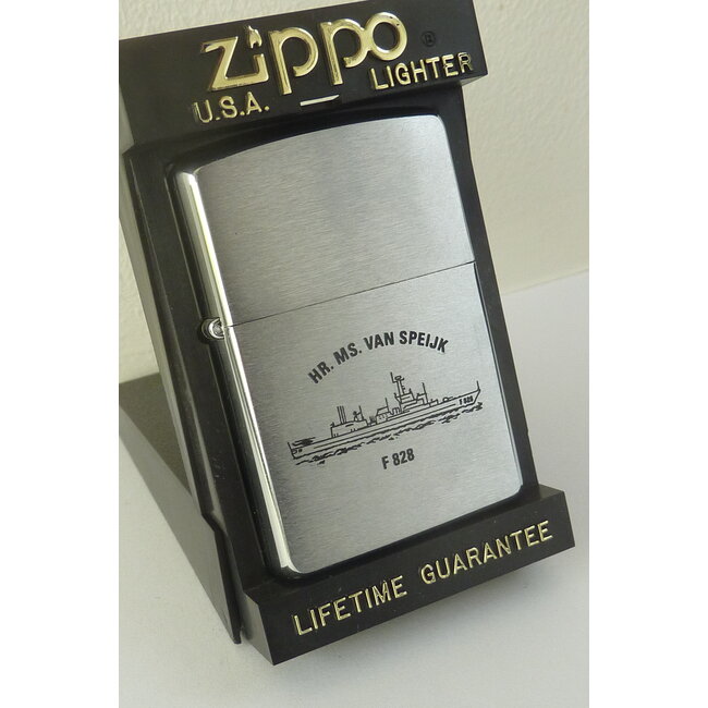 Aansteker Zippo HR. MS. van Speijk F828 (NOS)