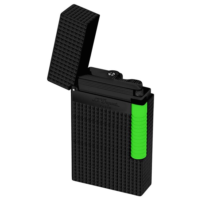 Aansteker S.T. Dupont Le Grand Diamond Head Fluo Green
