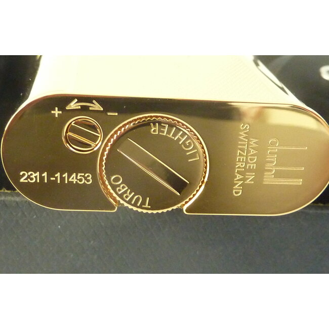 Aansteker Dunhill Unique Turbo Barley Gold Plated