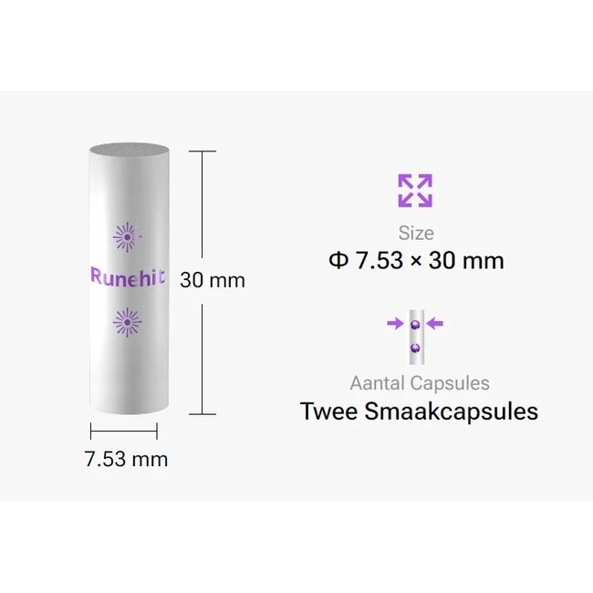 Runehit Flavoured Filter Tips Cantaloupe Mint