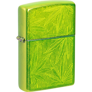 Zippo Lighter Zippo Lurid Cannabis Leaves
