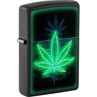 Zippo Lighter Zippo Glowing Leaf Glow in the Dark