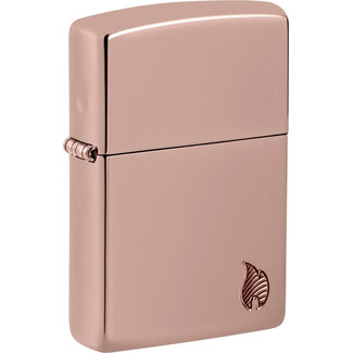 Zippo Lighter Zippo Armor Case Rose Gold Deep Carved Flame