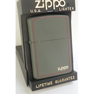 Zippo Lighter Zippo Grey Matte with Border (NOS)