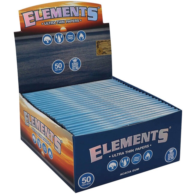 Elements Kingsize Slim Vloei Box