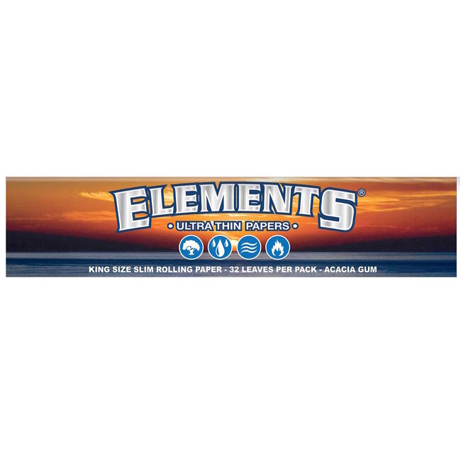 Elements Kingsize Slim Rolling Paper Box