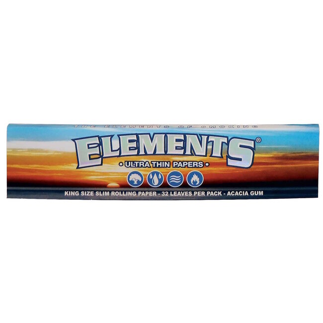 Elements Kingsize Slim Rolling Paper Box