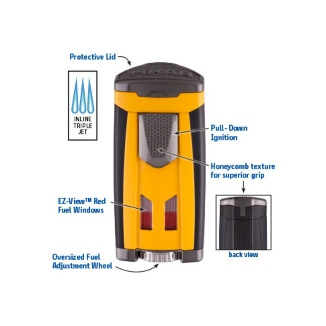 Lighter Xikar HP3 Burnt Yellow