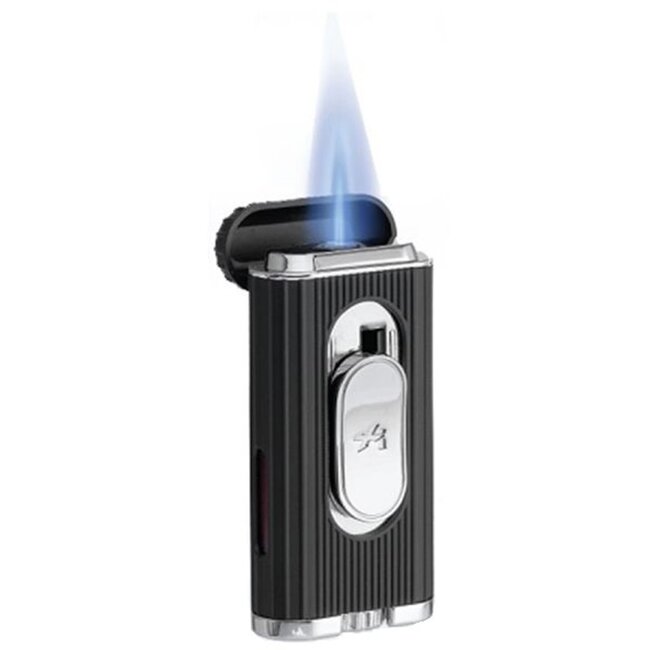 Lighter Xikar Hedron Black and Chrome