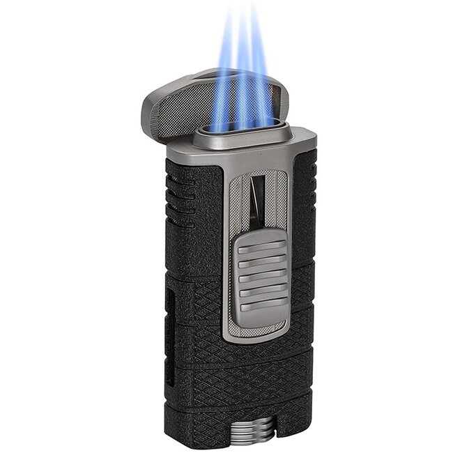 Aansteker Xikar Tactical Triple Black with Gunmetal