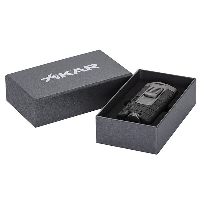 Aansteker Xikar Tactical Triple Black with Gunmetal