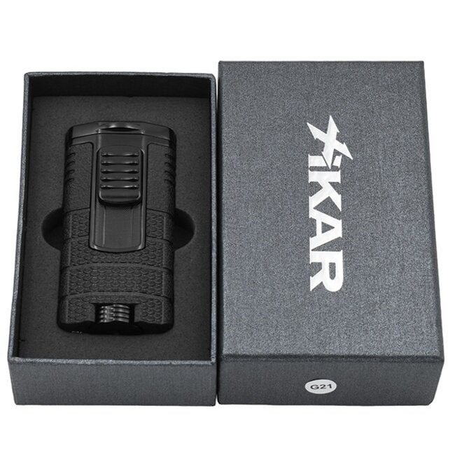 Aansteker Xikar Tactical Triple Black on Black