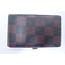 Cigarette Case Metal Squares Brown & Black Small