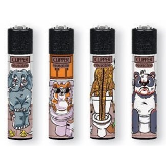 Clipper Set of 4 Clipper Lighters Potty Problems