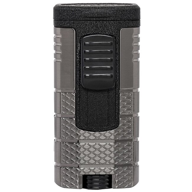 Aansteker Xikar Tactical Triple Gunmetal with Black