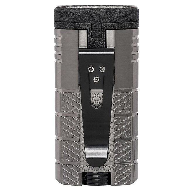 Aansteker Xikar Tactical Triple Gunmetal with Black