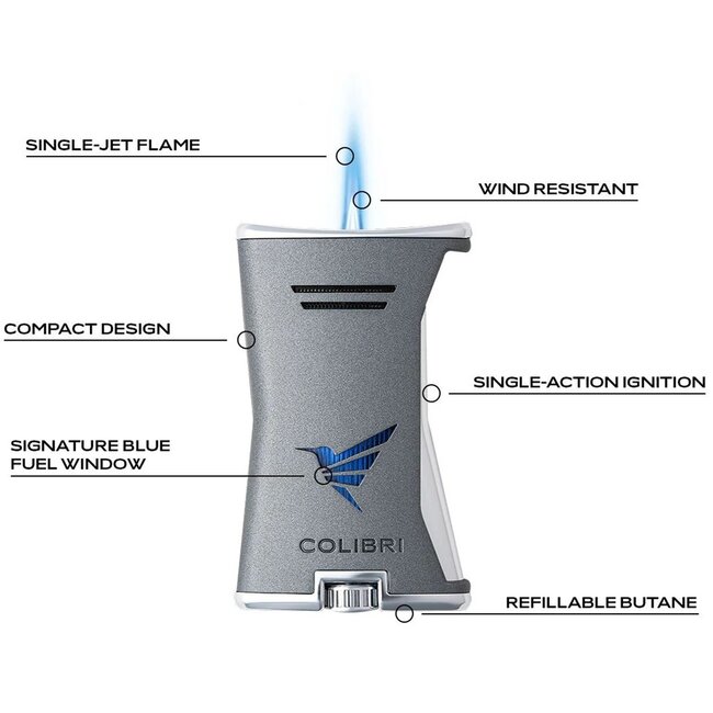 Aansteker Colibri Slim Red