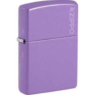 Zippo Aansteker Zippo Smoky Lavender with Logo Zippo Aansteker Zippo Smoky Lavender with Logo