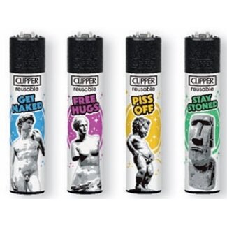 Clipper Set of 4 Clipper Lighters Sculptures