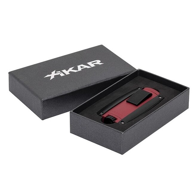 Aansteker Xikar Turismo Double Jet Matte Red