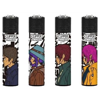 Clipper Set of 4 Clipper Lighters Anime Soul