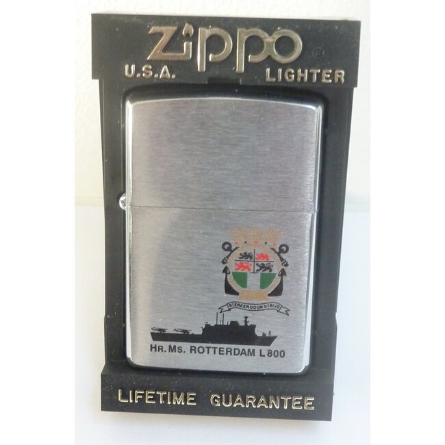Lighter Zippo Hr. Ms. Rotterdam L800 Dutch Navy (NOS)