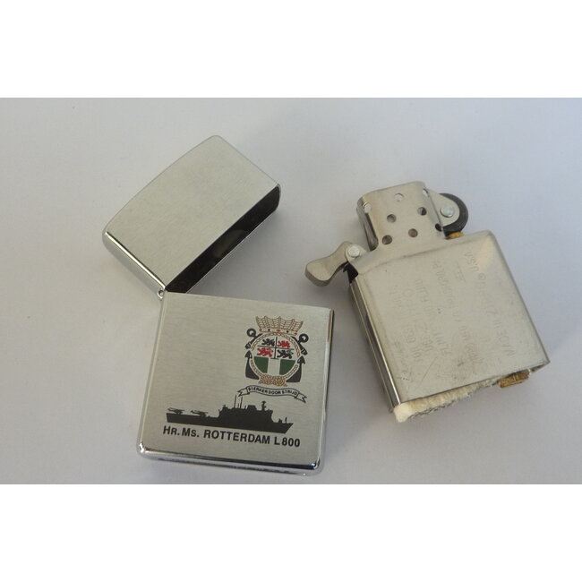 Lighter Zippo Hr. Ms. Rotterdam L800 Dutch Navy (NOS)