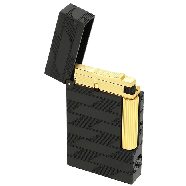 Aansteker S.T. Dupont Ligne 2 Monogram 1872 Black