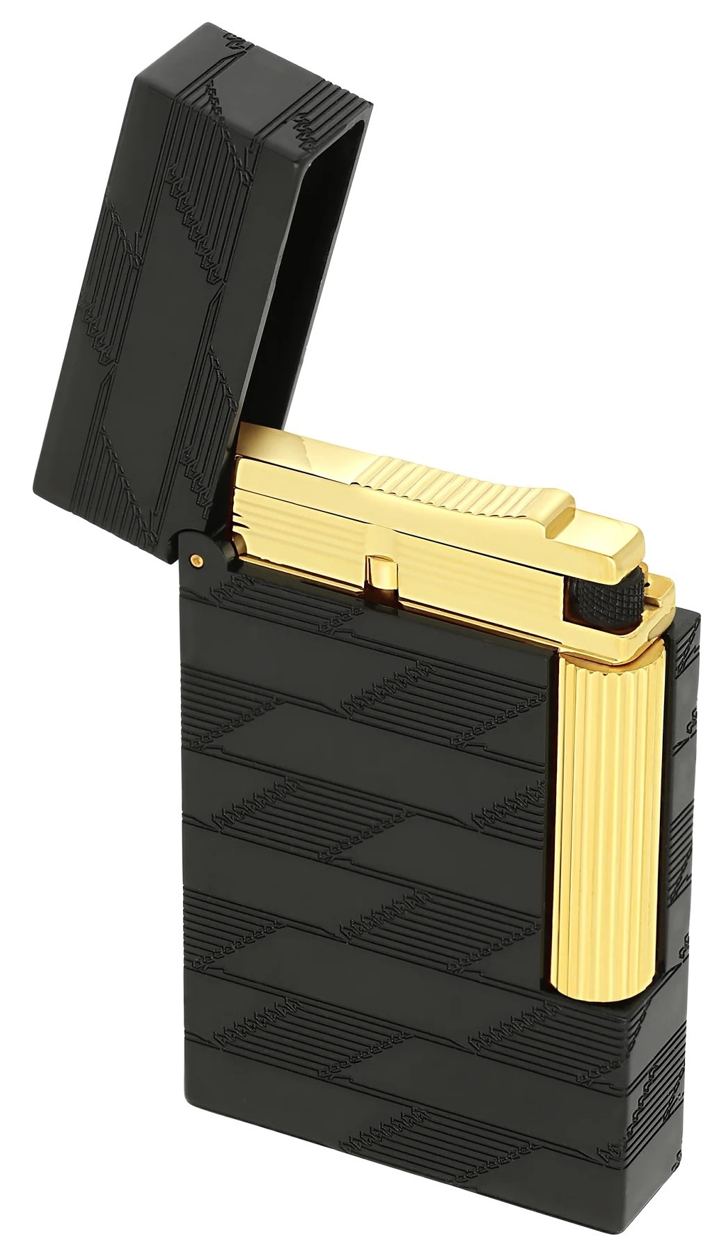 ST Dupont Ligne 2 Aansteker Diamantenhoofd Zilver