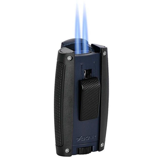 Lighter Xikar Turismo Double Jet Matte Blue