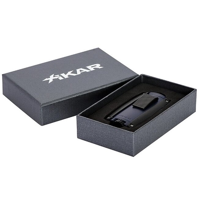 Aansteker Xikar Turismo Double Jet Matte Blue