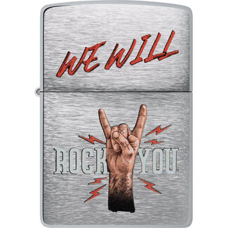 Zippo Lighter Zippo We will Rock You