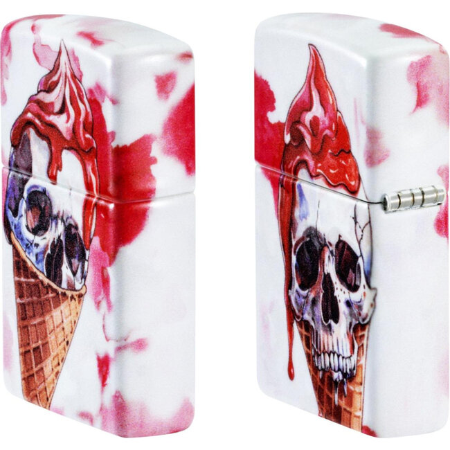 Aansteker Zippo Ice Cream Skull