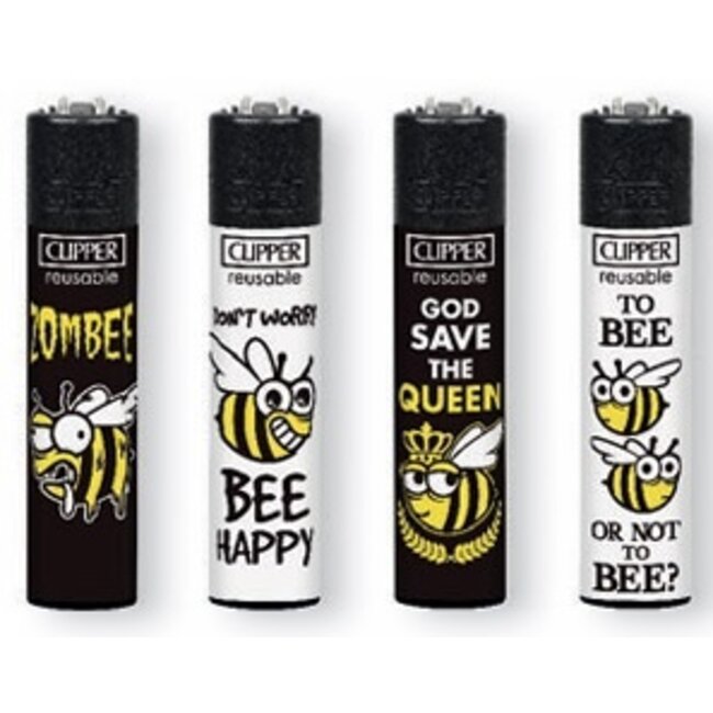 Set van 4 Clipper Aanstekers Bees