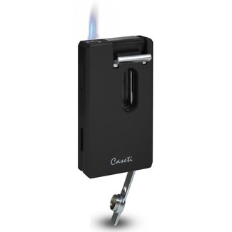 Caseti Lighter Caseti Jet V-Cut Punch Black