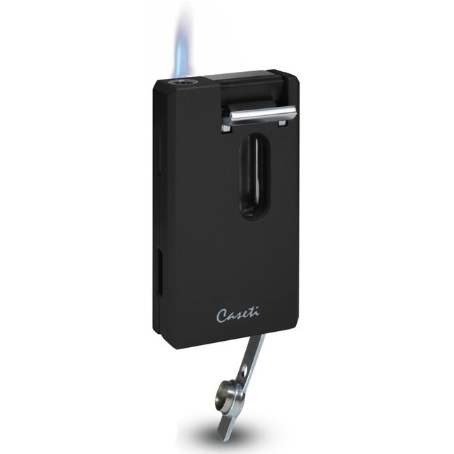 Lighter Caseti Jet V-Cut Punch Black